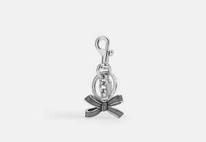 Bow Bag Charm - Silver/SILVER