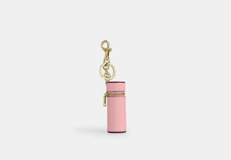 Signature Bag Charm - Gold/Soft Pink