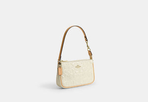 Nolita 19 In Signature Leather With Charms - Gold/Light Lemon