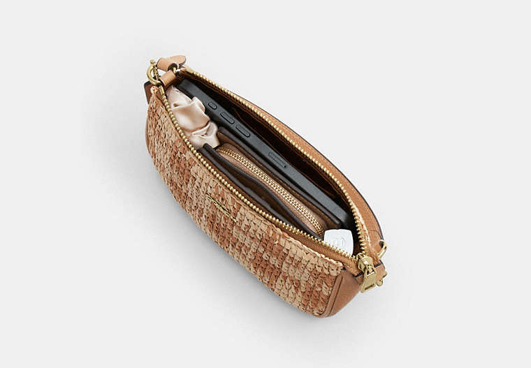 Nolita 19 With Gingham Print - Gold/Tan