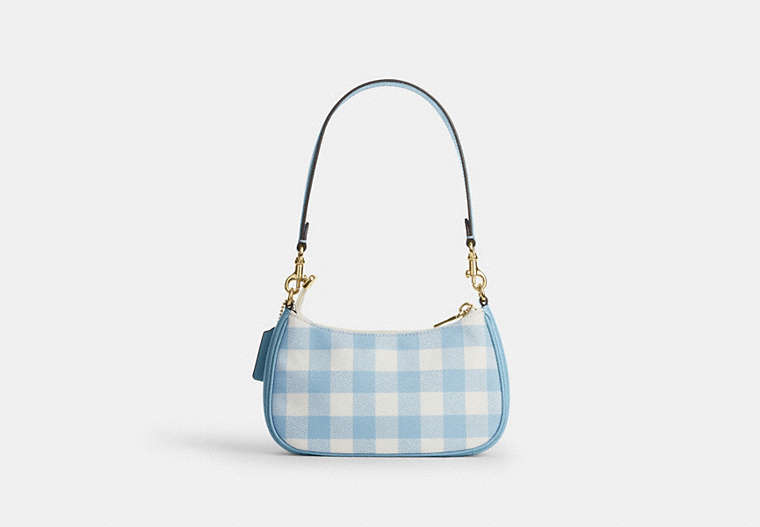 Teri Mini Crossbody Bag - Gold/Blue Multi