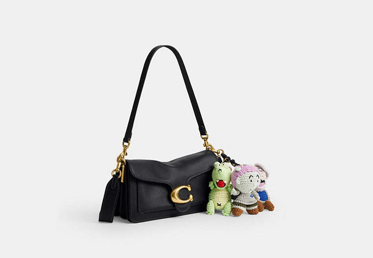 Coach | Brain Dead Soft Tabby Shoulder Bag 26 With Charms - Brass/Black