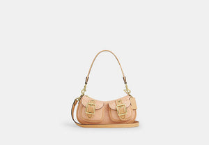 Ashton Shoulder Bag In Signature Leather - Gold/Faded Blush