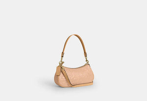 Ashton Shoulder Bag In Signature Leather - Gold/Faded Blush