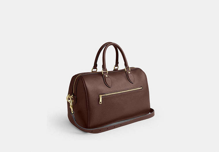 Rowan Large Satchel Bag - Gold/Maple