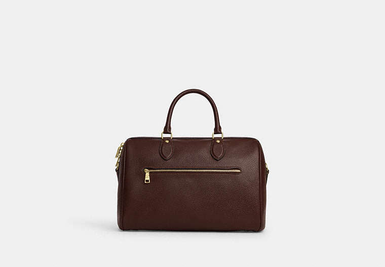 Rowan Large Satchel Bag - Gold/Maple