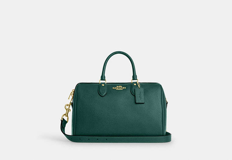 Rowan Large Satchel Bag - Im/Emerald