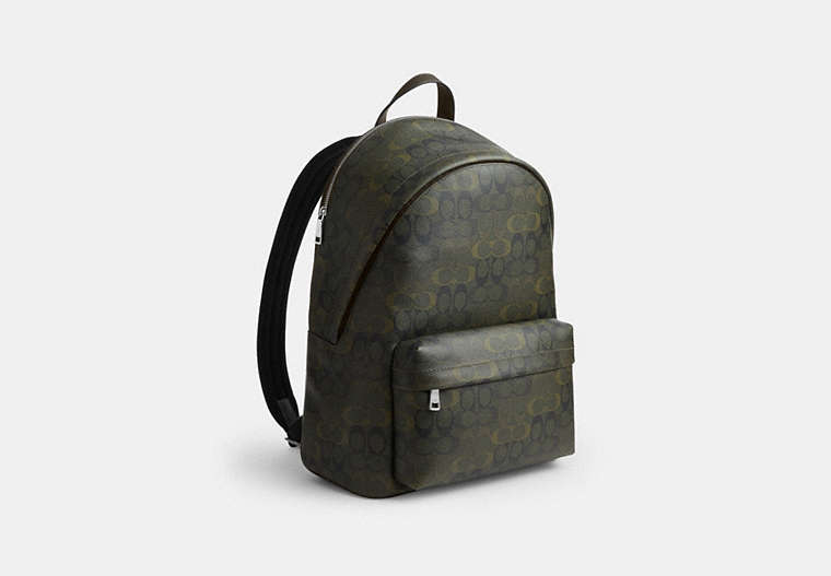 Taylor Backpack - Silver/Green