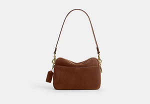 Carey Crossbody Bag - Gold/Warm Brown