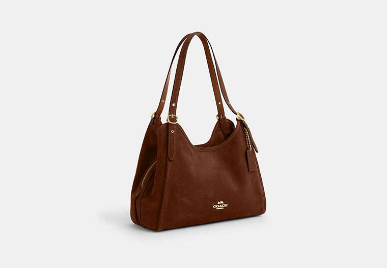 Erin Shoulder Bag - Gold/Warm Brown