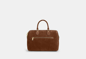 Rowan Large Satchel Bag - Gold/Warm Brown