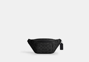 Travis Belt Bag 30 In Signature Canvas - Matte Black/Black Signature