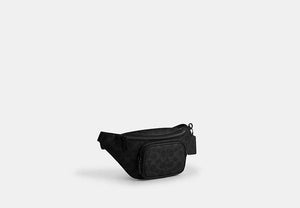 Travis Belt Bag 30 In Signature Canvas - Matte Black/Black Signature