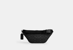 Travis Belt Bag 30 In Signature Canvas - Matte Black/Black Signature