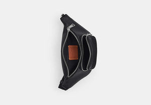 Travis Belt Bag 30 In Signature Canvas - Silver/BLACK