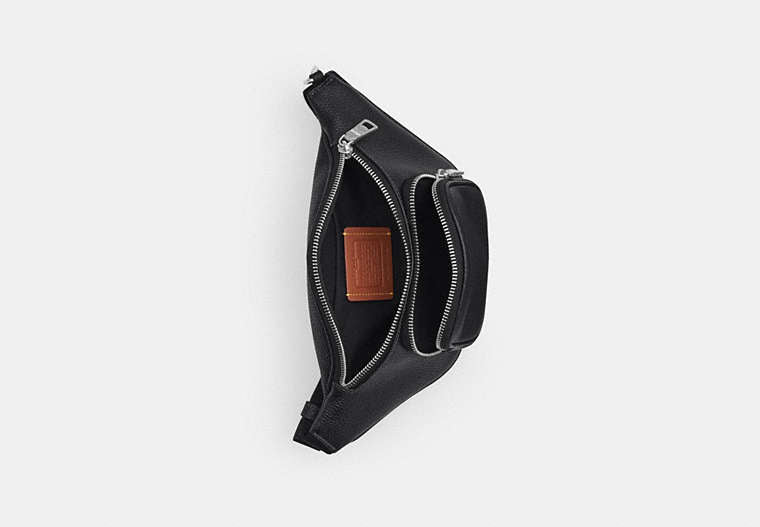 Travis Belt Bag 30 In Signature Canvas - Silver/BLACK