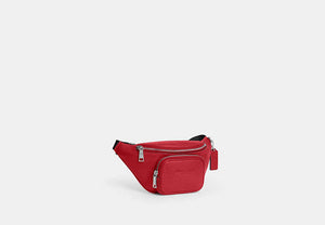 Travis Belt Bag 30 In Signature Canvas - Silver/POPPY