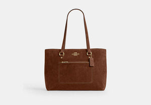 Station Tote Bag - Gold/Warm Brown