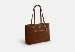 Station Tote Bag - Gold/Warm Brown