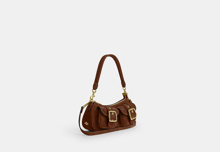 Ashton Shoulder Bag - Gold/Warm Brown
