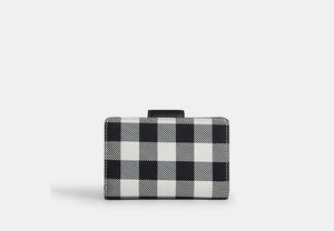 Medium Corner Zip Wallet - Gold/Black Multi