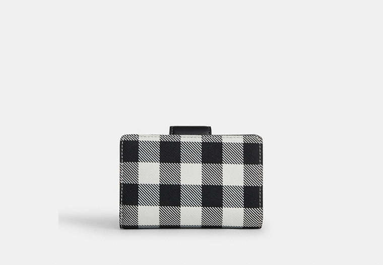 Medium Corner Zip Wallet - Gold/Black Multi