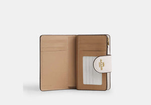 Medium Corner Zip Wallet - Gold/Chalk Multi