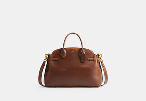 Soft Empire Carryall Bag 40 In Loved Leather - Brass/Brown