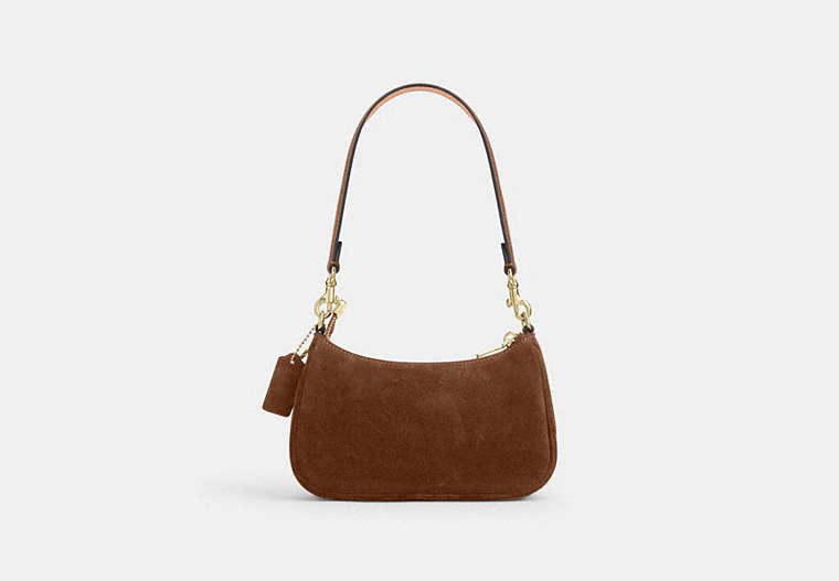 Teri Mini Crossbody Bag - Gold/Warm Brown