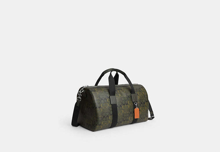 Explorer Duffle Bag 45 In Signature Camo Print - Silver/Green