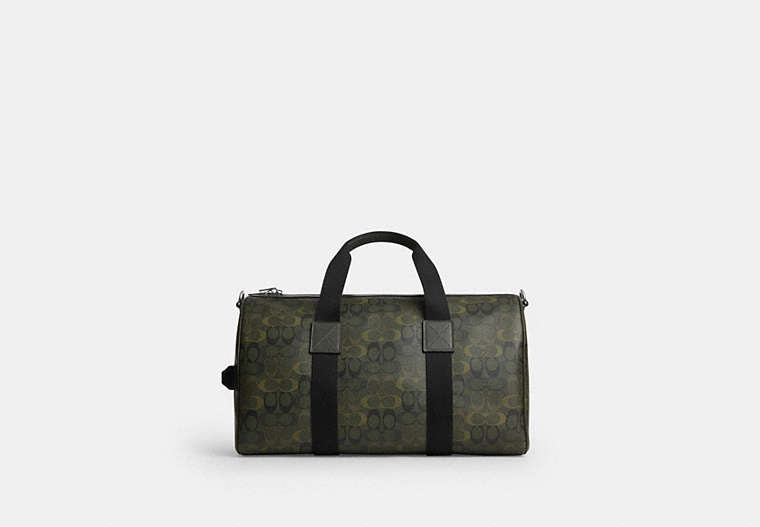 Explorer Duffle Bag 45 In Signature Camo Print - Silver/Green