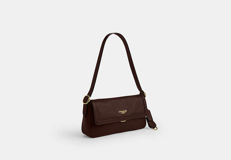 Etta Small Flap Shoulder Bag - Gold/Maple