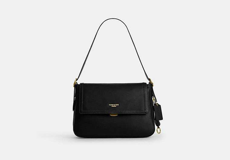Etta Flap Bag - Gold/Black