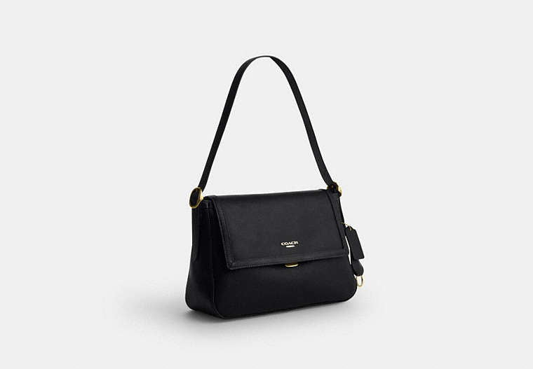 Etta Flap Bag - Gold/Black