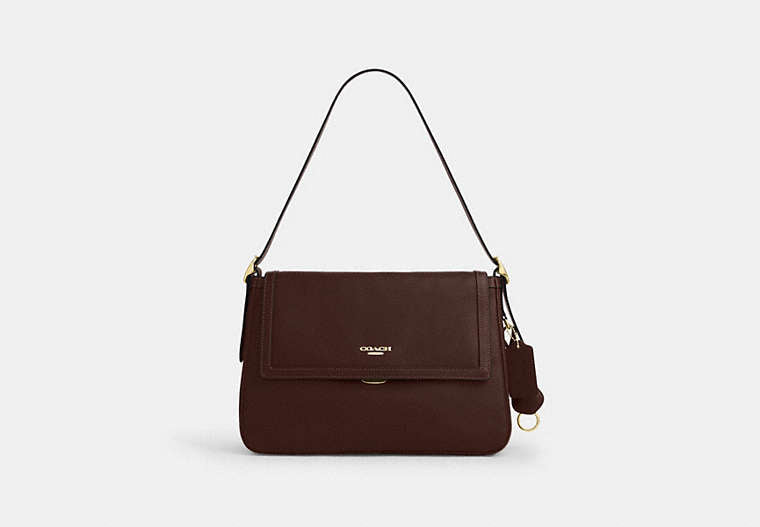 Etta Flap Bag - Gold/Maple
