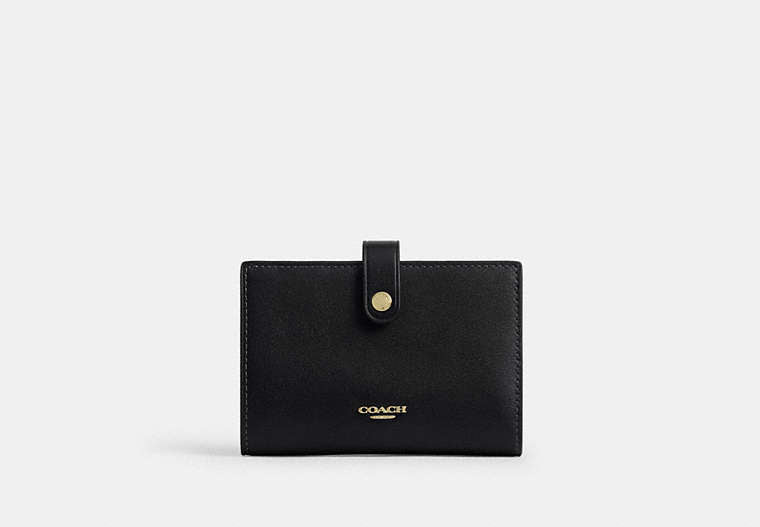 2-In-1 Wallet In Signature Chenille - Gold/Black