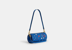 Barrel Bag - Brass/Deep Sky Multi