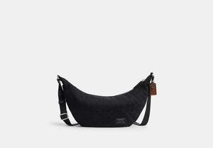 Leon Sling Bag In Signature Nylon Jacquard - Black
