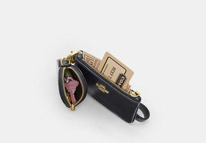 Wristlet And Heart Pouch - Gold/Black