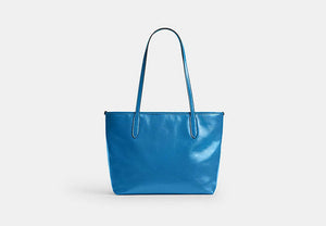 Medium City Tote Bag - Silver/Blue Jay
