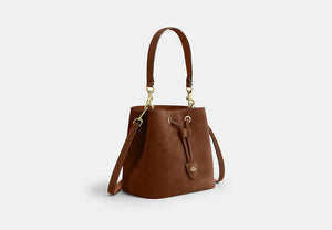 Rowan Bucket Bag - Gold/Warm Brown