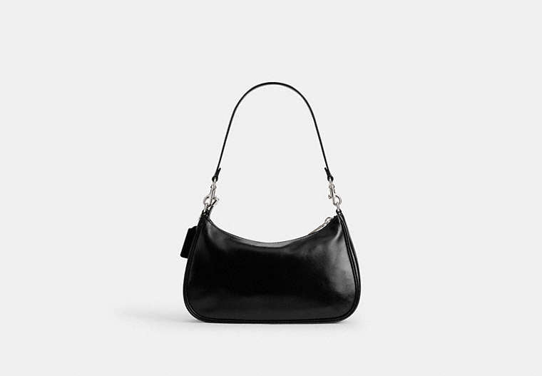 Soft Teri Shoulder Bag - Silver/BLACK