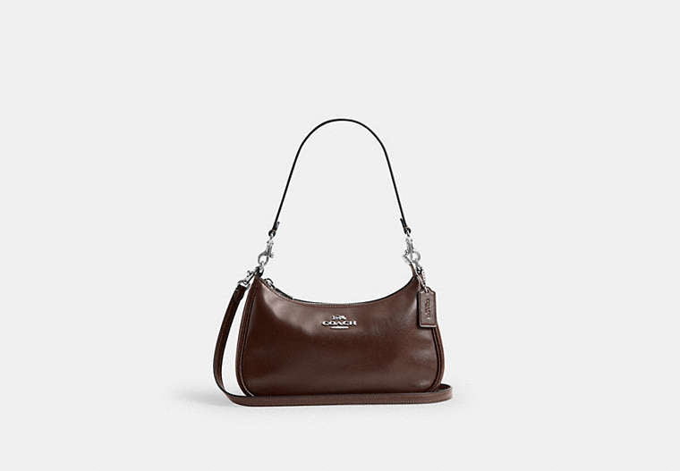 Soft Teri Shoulder Bag - Silver/Maple