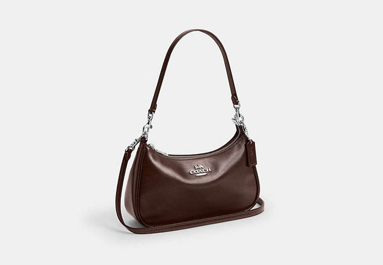 Soft Teri Shoulder Bag - Silver/Maple