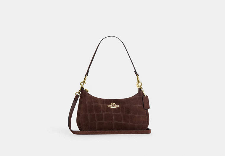 Soft Teri Shoulder Bag - Gold/Maple