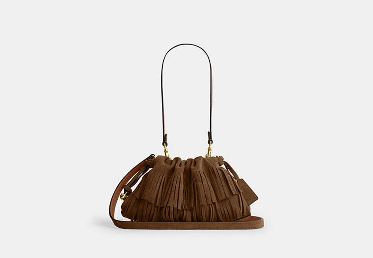 Faye Shoulder Bag With Fringe - Im/Cedar