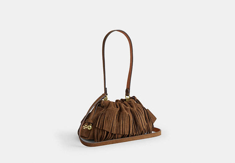 Faye Shoulder Bag With Fringe - Im/Cedar
