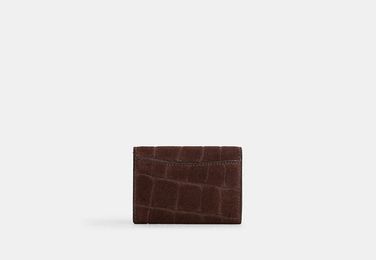 Flap Card Case - Gold/Maple