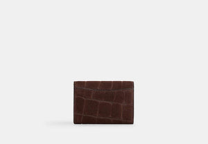 Flap Card Case - Gold/Maple