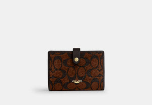 2-In-1 Wallet In Signature Chenille - Gold/Truffle